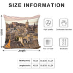 Edinburgh Morning Soft Easy Maintenance Throw Pillow