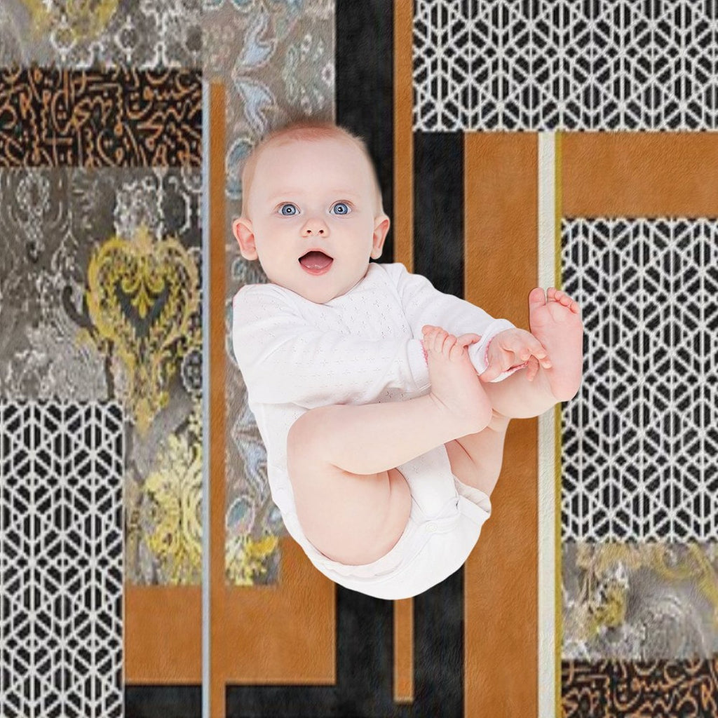 Ethnic Mixed Pattern Wrinkle-free Throw Blanket