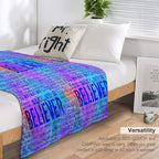 Believer -  Neon Rainbow Versatility Throw Blanket