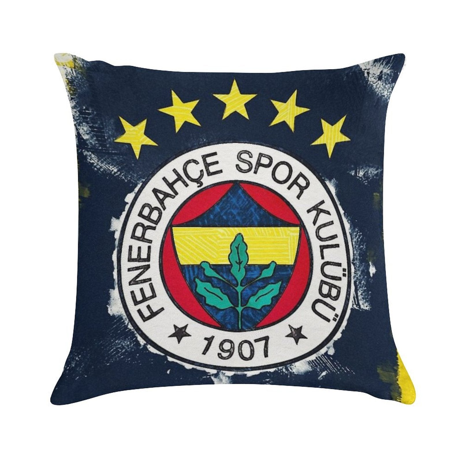 Fenerbahçe 5 Stars Soft High-Density Material Throw Pillow