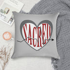 Sacred Heart University Soft Skin-Friendly Throw Pillow