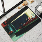Nighthawks by Edward Hopper Durable Bath Mat