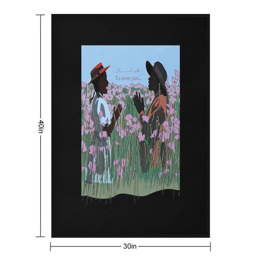 The Color Purple Movie Art - Sisters Play Gift-ready Throw Blanket