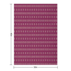 Luxurious Maroon & Golden Graphic Patterns - Contemporary Elegance Premium Throw Blanket