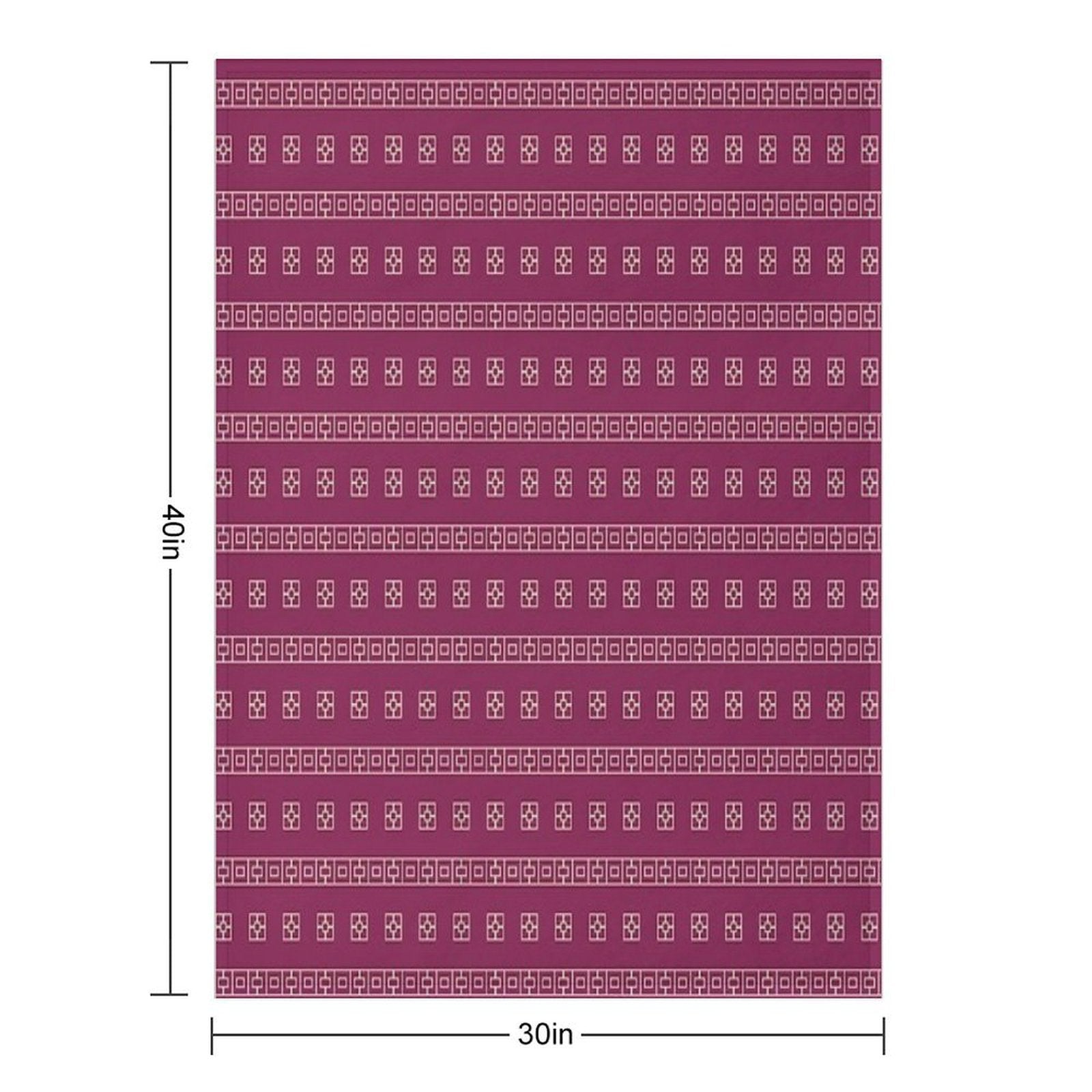 Luxurious Maroon & Golden Graphic Patterns - Contemporary Elegance Premium Throw Blanket