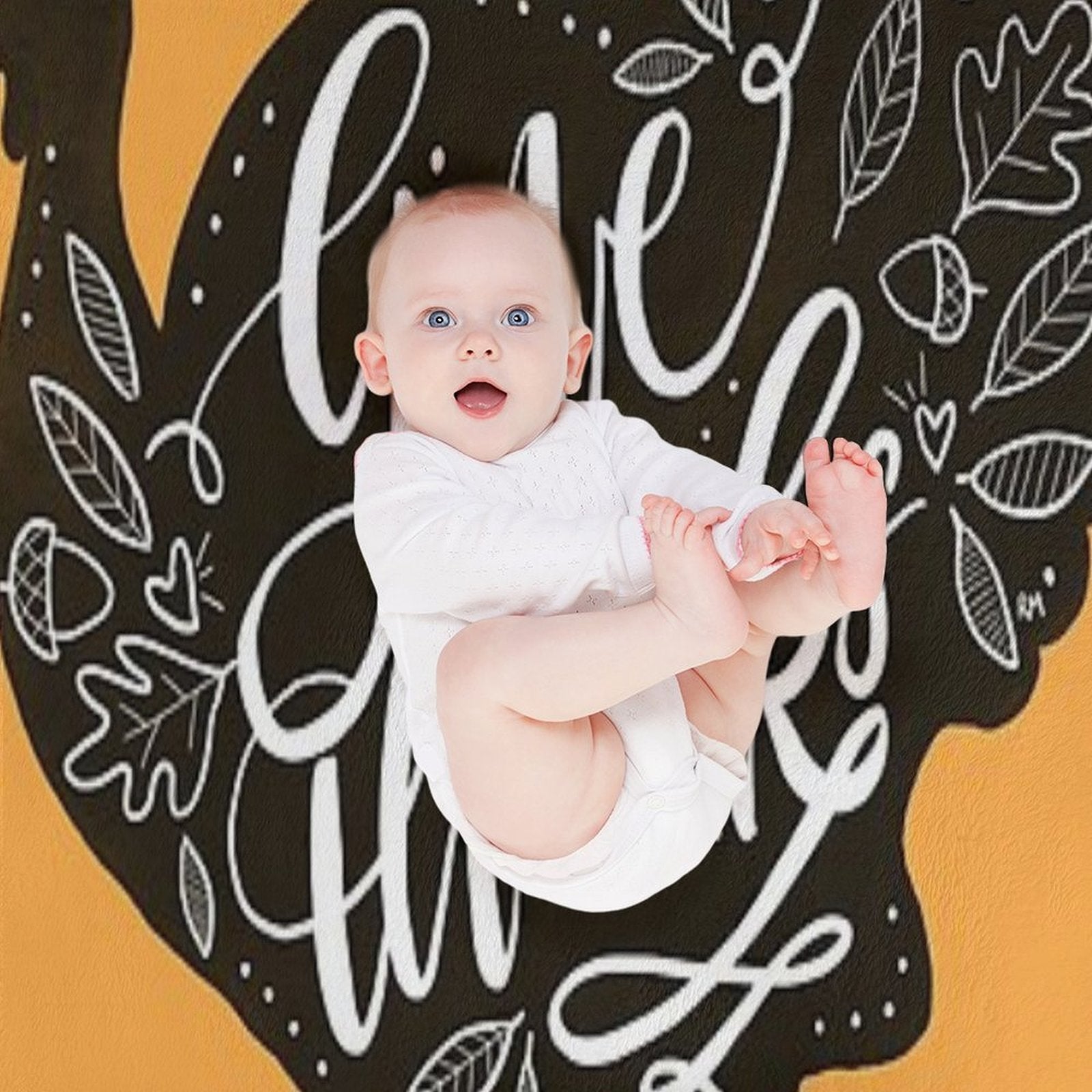 Give Thanks Turkey Anti-pilling Throw Blanket