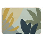 Modern Tropics Abstract Art Design  Versatile Bath Mat