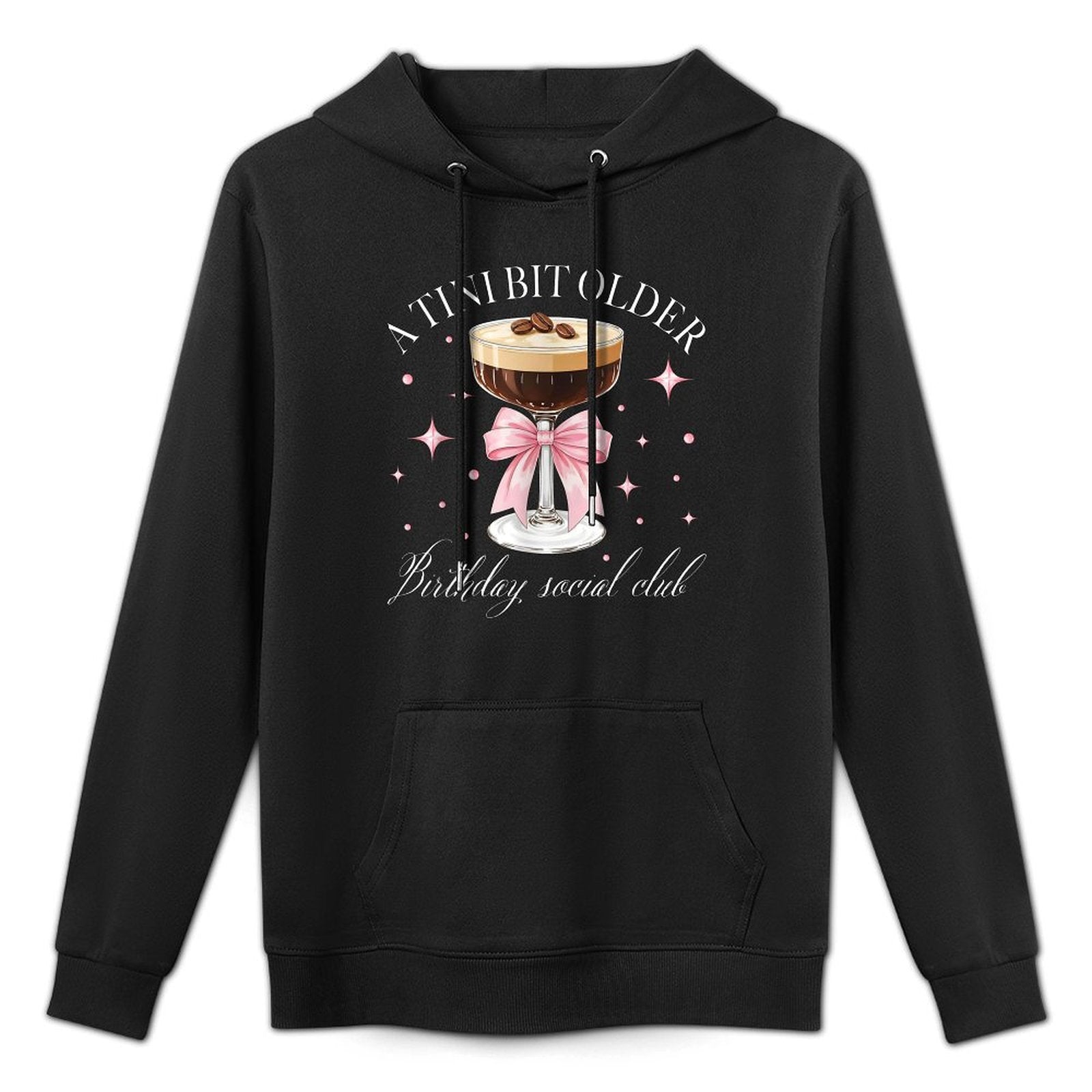 A Tini Bit Older Espresso Martini Birthday Matching Medium-Weight Fabric Hoodie