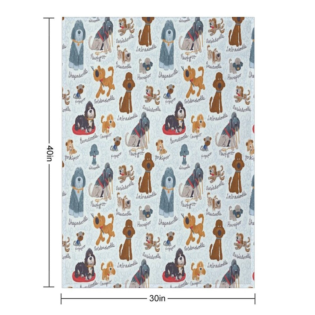 Oodles of Doodles Quick-dry Throw Blanket