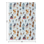 Oodles of Doodles Quick-dry Throw Blanket