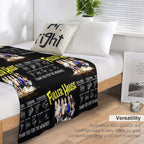 Fuller House All Cast Signed 2016-2020 5 Seasons Thank You for The Memories Eco-conscious Throw Blanket