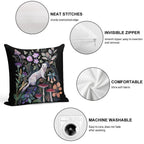 White Ermine Soft Bedroom Essential Throw Pillow