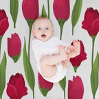 Floral Bedroom Décor Compact Throw Blanket