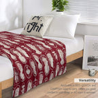 Cameos - Red Gift-ready Throw Blanket