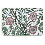 William Morris Wild Rose Wallpaper  Eco-Friendly Bath Mat