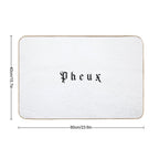 Pheux Typo  Multi-Purpose Bath Mat