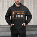 Certified Foodie Funny Designs for Food And Snack Lovers Pilling-Resistant Hoodie