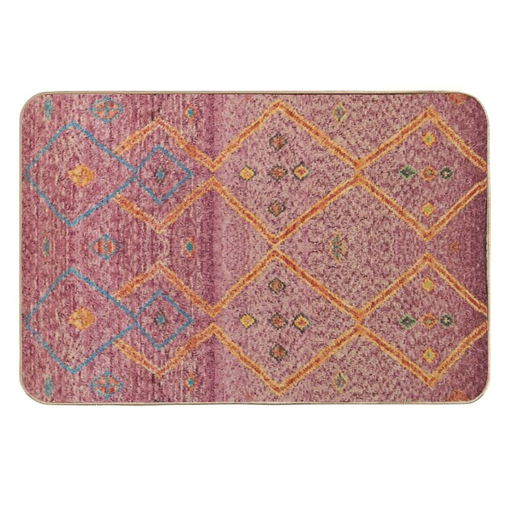 Oriental Moroccan Berber Design Rug  Rapid-Drying Bath Mat