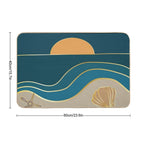 Beach Sunset Summer Vibes  Toxin-Free Bath Mat