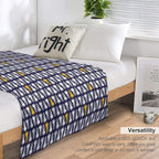 Gold Tooth Machine-washable Throw Blanket