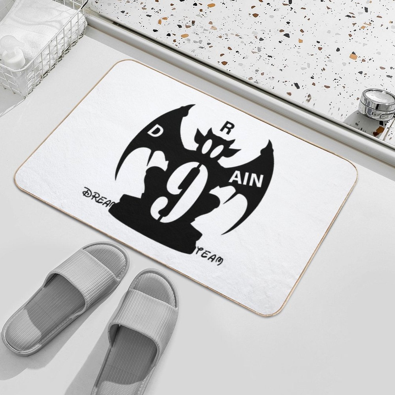 Bladee Drain Gang DRAIN DREAM TEAM Merch  Dirt-Trapping Bath Mat