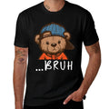 Halloween Hip Bear Cap Bruh Costume Meme Toddler Boys Kids  Moisture-wicking T-Shirt