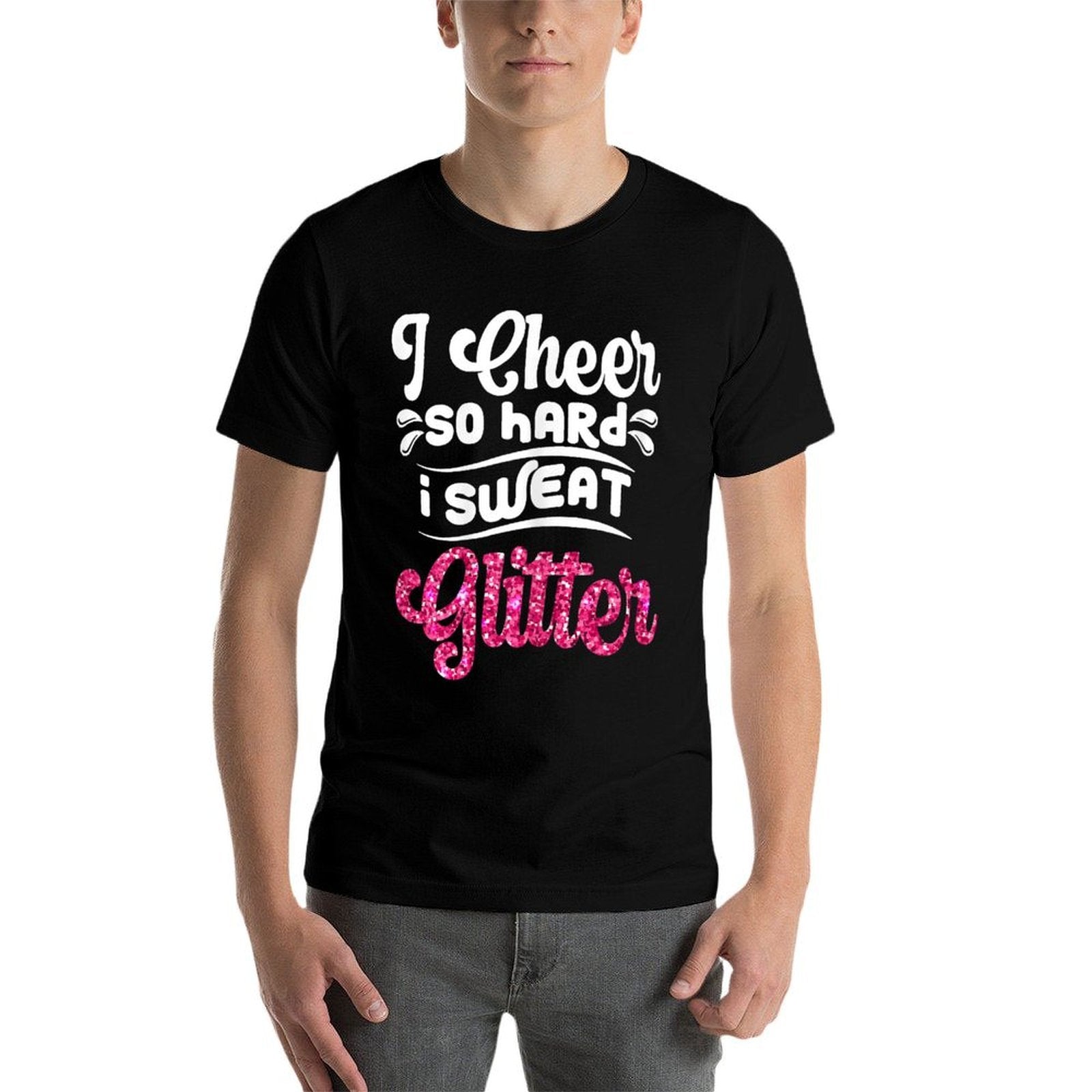 Funny Cheerleading Graphic For Cheer Girls Cheerleaders  Tagless Design T-Shirt