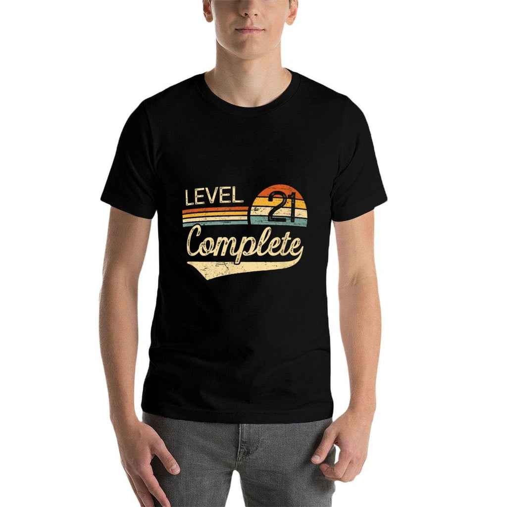 Level 21 Complete Vintage 21st Wedding Anniversary  Summer-ready Fabric T-Shirt