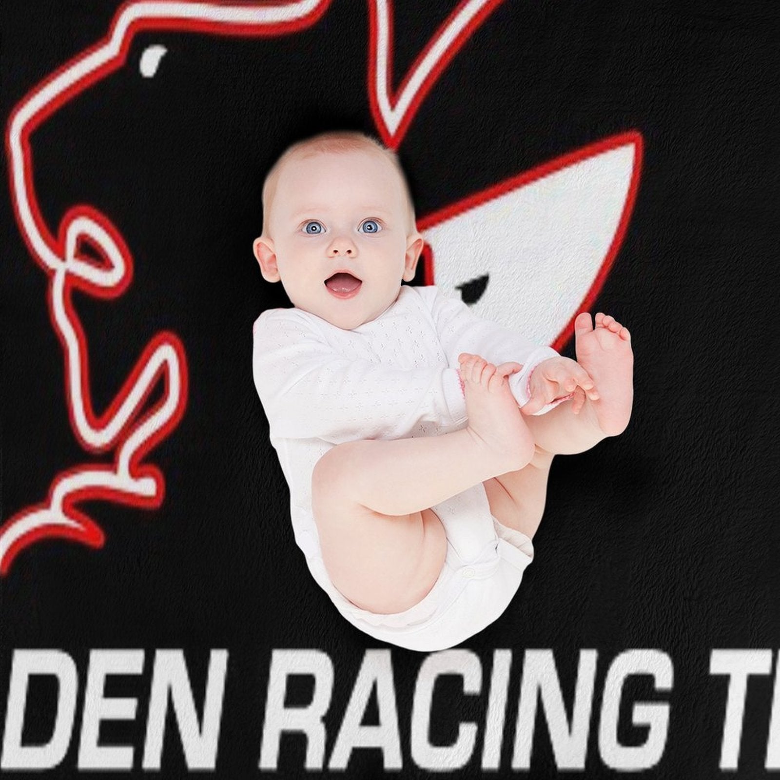 Holden Racing Team Vintage Black Gift-ready Throw Blanket