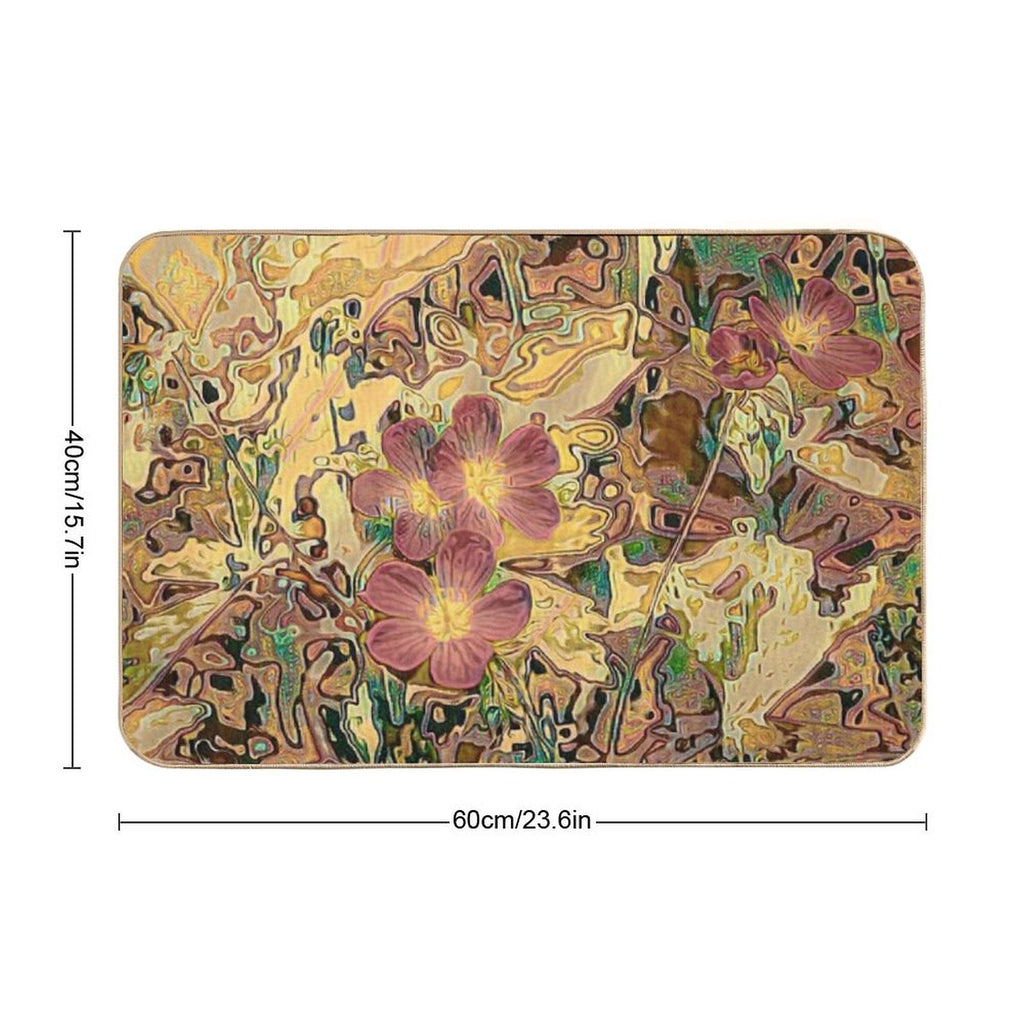Dreaming A Mayan Menagerie  Versatile Bath Mat