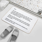 The Note  Eco-Friendly Bath Mat