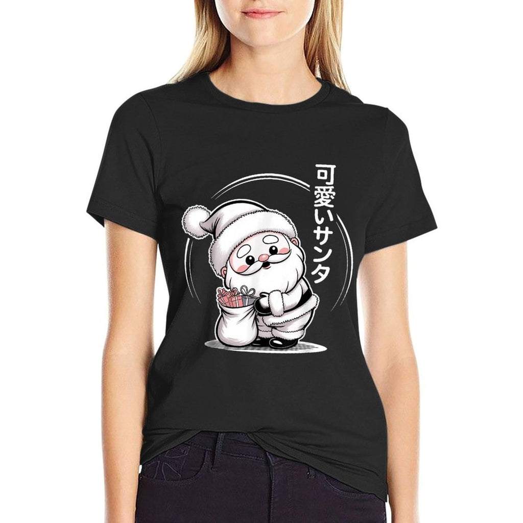 Classic Cute Japanese Kawaii Santa Claus - Japan Christmas  Affordable Price T-Shirt