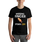 Missing Finger Prosthetic Amputation Recovery  Relaxed-fit T-Shirt