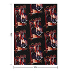 ATEEZ SAN  FIREWORKS Plush Throw Blanket