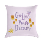 Go Live Your Dream Tangled Soft Gift Ready Throw Pillow