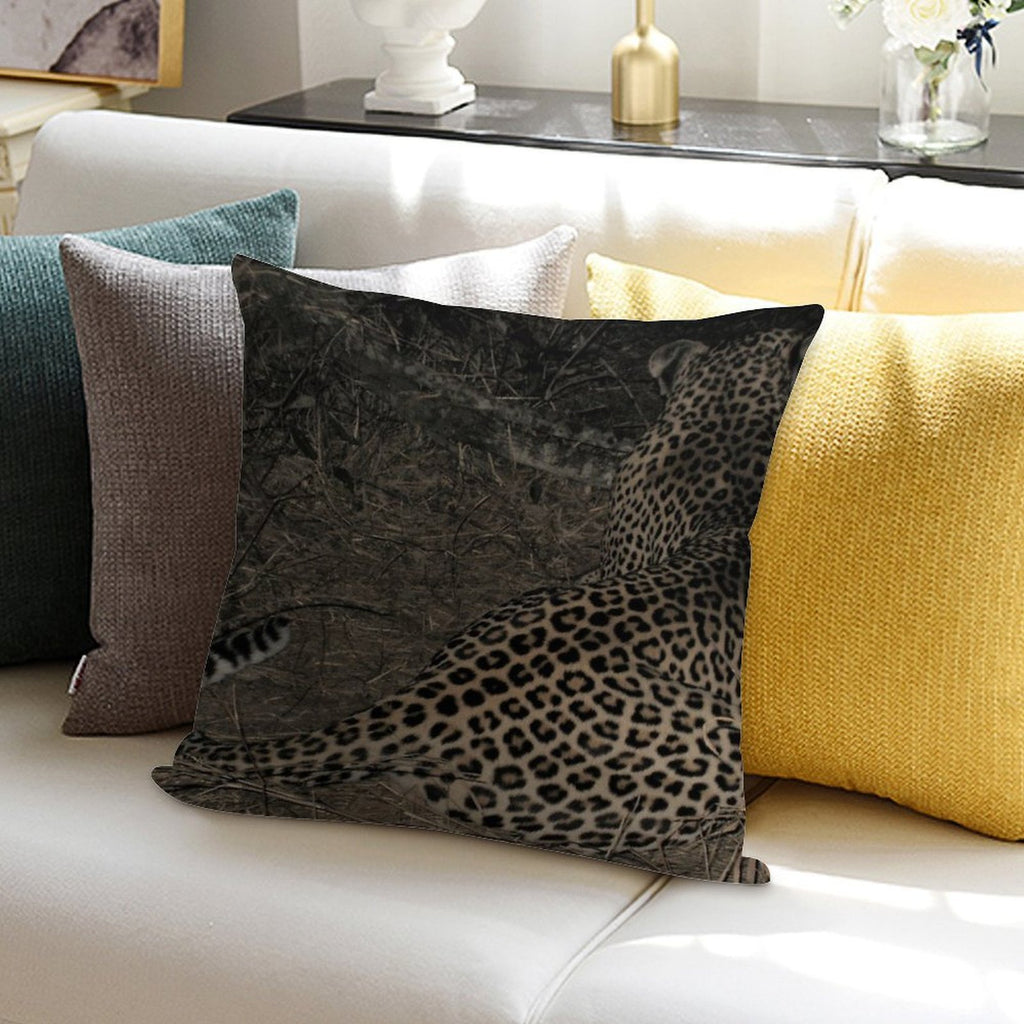 Leopard Print Soft Skin-Friendly Throw Pillow
