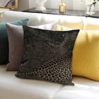 Leopard Print Soft Skin-Friendly Throw Pillow