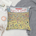 Where's Robert Smith - The Cure Soft Reinforced Edging Throw Pillow