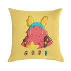 Cute Guff Soft Short Plush Fabric Throw Pillow
