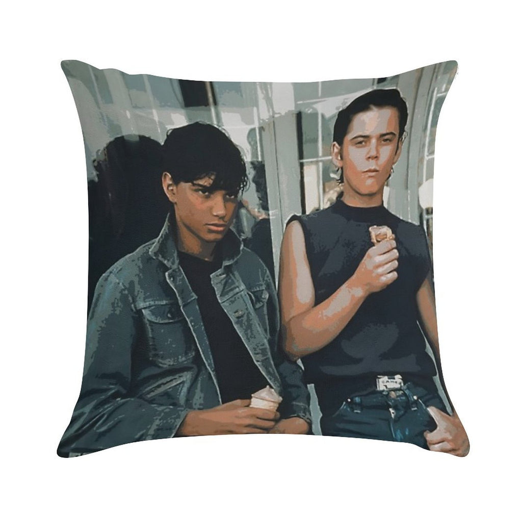 The Outsiders, Greaser, Greasers, Pony Boy, Ponyboy Curtis, C Thomas Howell, Stay Gold, Do It for Johnny, Johnny Cade, Ralph Mac Soft Durable Construction Throw Pillow
