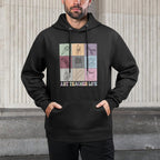 Funny Art Teacher Life Retro Groovy Teaching Future Artists Unisex Design Hoodie