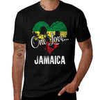 One Love Jamaica! Caribbean Vacation  Wrinkle-resistant T-Shirt