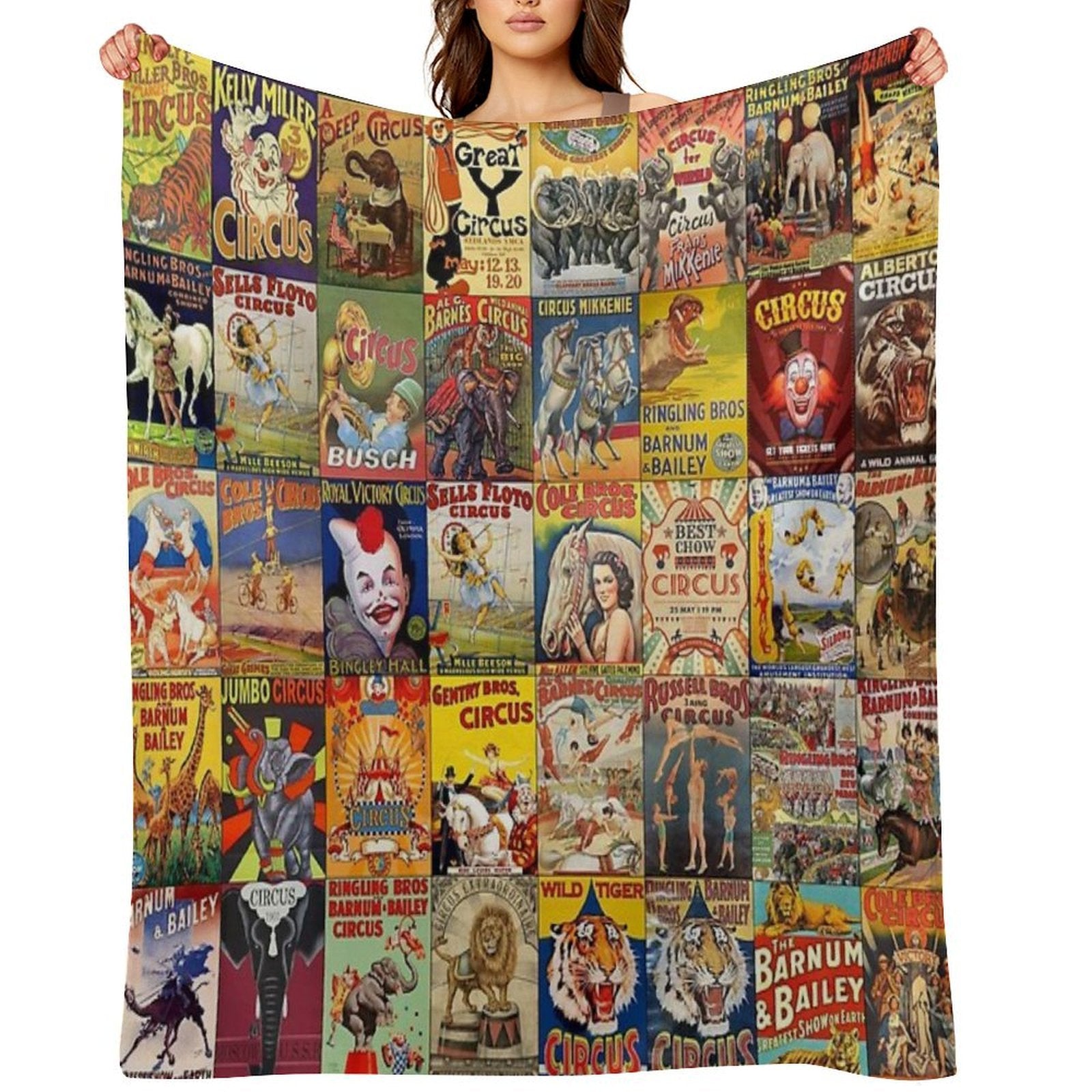 Circus Gift-ready Throw Blanket