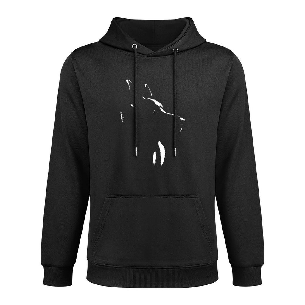 German Shepherd Silhouette Graphic For Men Women Pilling-Resistant Hoodie