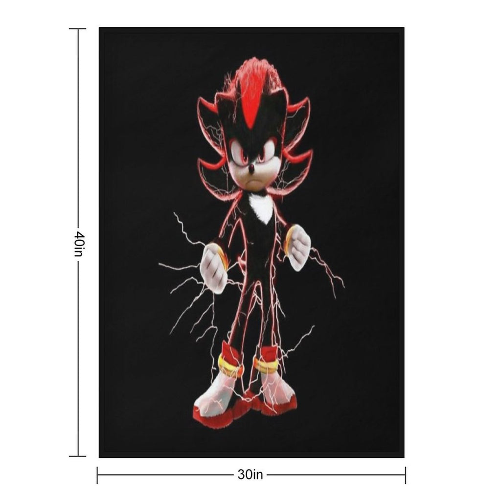 Shadow The Hedgehog Compact Throw Blanket