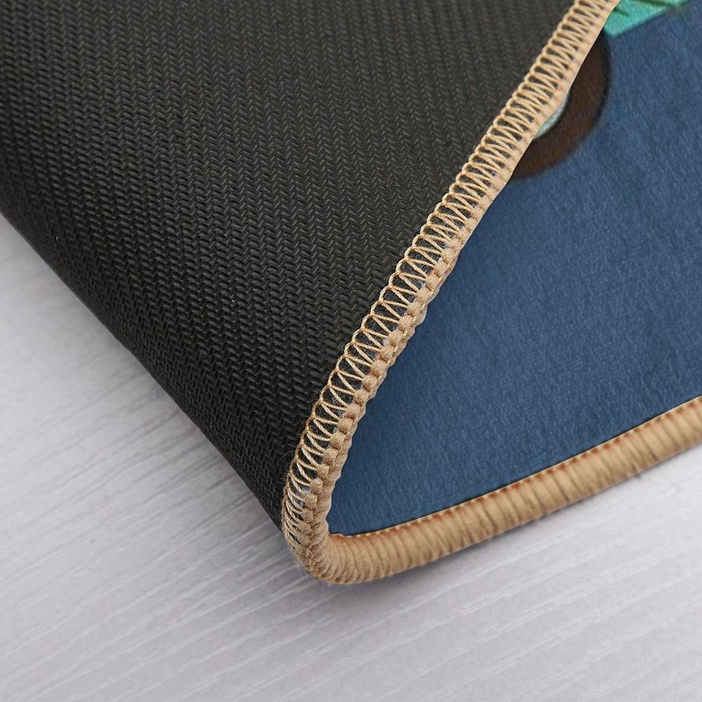 Sunflower Pattern  Pet-Safe Bath Mat