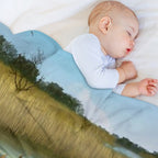 Redfish in The Salt Marsh Shrink-resistant Throw Blanket