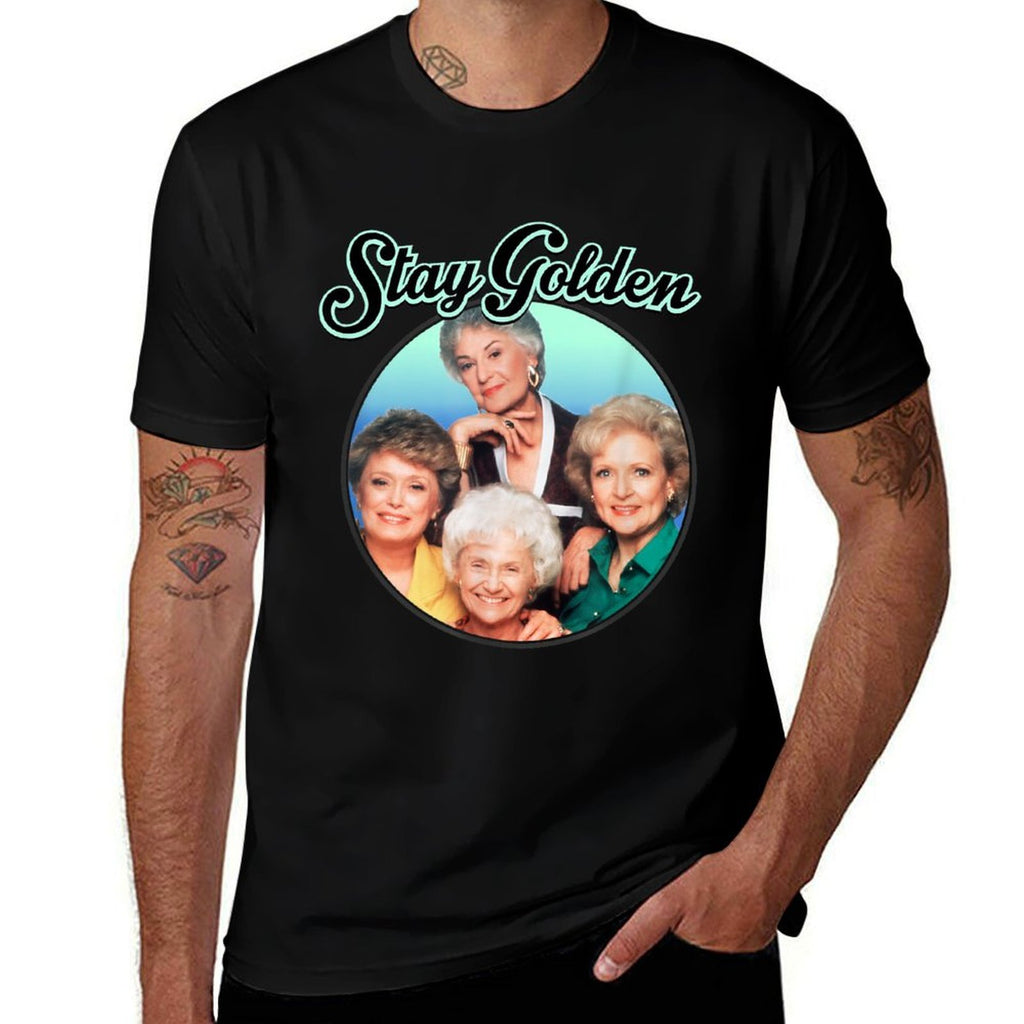 The Golden Girls - Stay Golden  Tagless Design T-Shirt