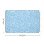 Light Blue Water Durable Bath Mat