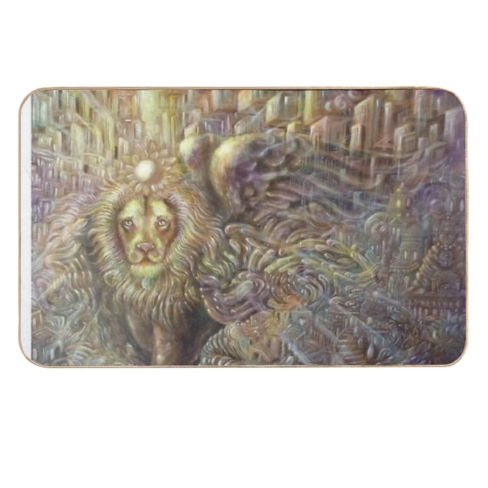 Moon in Leo  Rapid-Drying Bath Mat